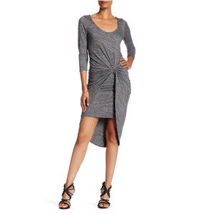 New THE VANITY ROOM knotted front scoop neck dress